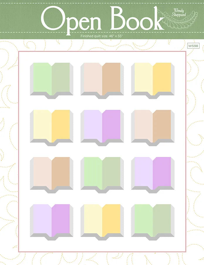 Open Book Pattern by Wendy Sheppard for Moda