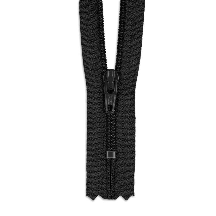 YKK Close Ended Zipper in Blackest Night 22" (580)