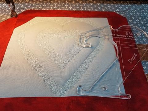 Cupid 6/4 - 1/4” or 1/8" Thick Clear Acrylic for Domestic Machine Quilting, Ruler, Silly Moon Quilt Rulers, [variant_title] - Mad About Patchwork