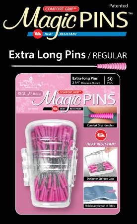 Magic Pins Extra Long Regular Pins 50pc