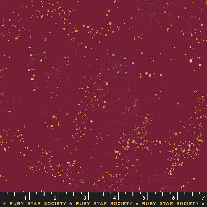 Speckled in Metallic Wine Time by Rashida Coleman-Hale of Ruby Star Society for Moda, Designer Fabric, Ruby Star Society, [variant_title] - Mad About Patchwork
