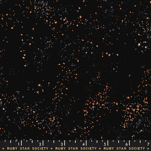 Speckled in Metallic Black by Rashida Coleman-Hale of Ruby Star Society for Moda, Designer Fabric, Ruby Star Society, [variant_title] - Mad About Patchwork