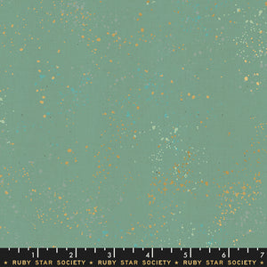 Speckled in Soft Aqua by Rashida Coleman-Hale of Ruby Star Society for Moda, Designer Fabric, Ruby Star Society, [variant_title] - Mad About Patchwork