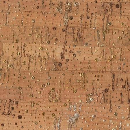 Shimmer Dot Real Cork Fabric w/Metallic- Cork 18" x 27", Cork, Mad About Patchwork, [variant_title] - Mad About Patchwork
