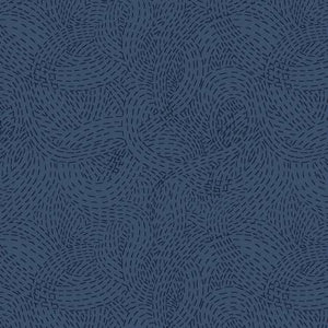 Denim Stitched Waves for Indigo Stitches by Whistler Studios