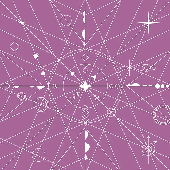 Hopscotch Compass in Orchid