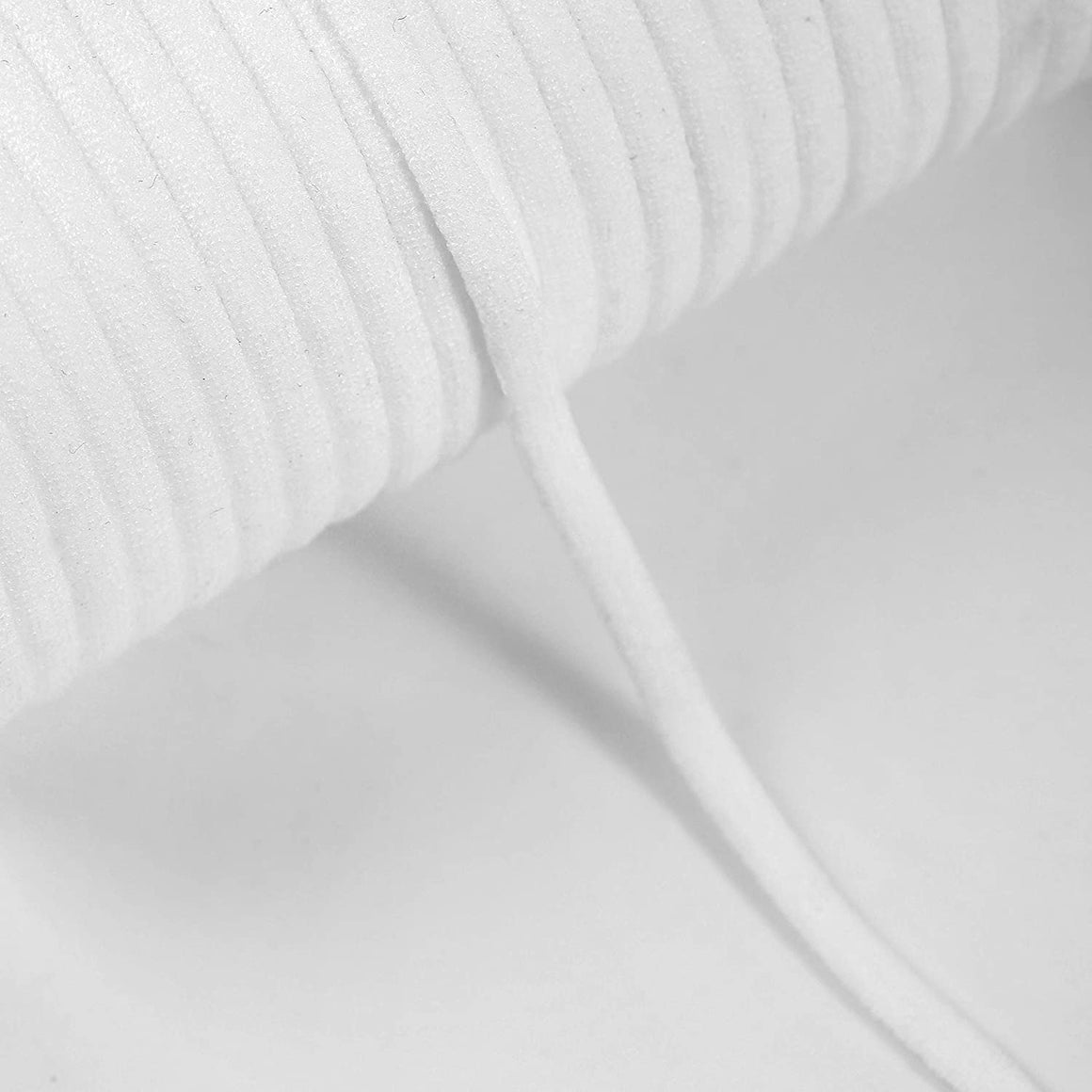 White Soft Elastic 4mm