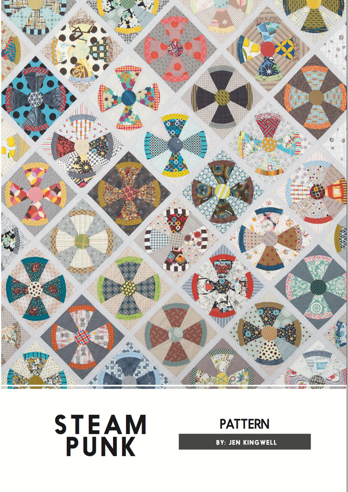 Jen Kingwell — Steam Punk, Pattern, Jen Kingwell Designs, [variant_title] - Mad About Patchwork