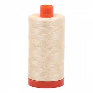 Aurifil Cotton Thread - Color 2110 Light Lemon