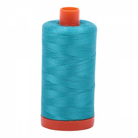 Aurifil Thread - Cotton Thread Solid 50wt -  Turquoise - 2810, Thread, Aurifil, [variant_title] - Mad About Patchwork