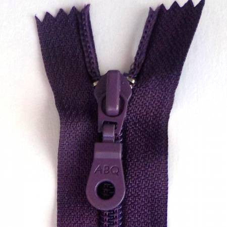 Bag Zipper in Wineberry, Zipper, Among Brenda's Quilts, 14" - Mad About Patchwork