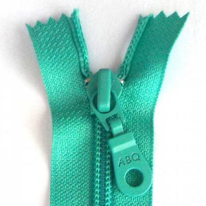 Bag Zipper in Turquoise, Zipper, Among Brenda's Quilts, 14" - Mad About Patchwork