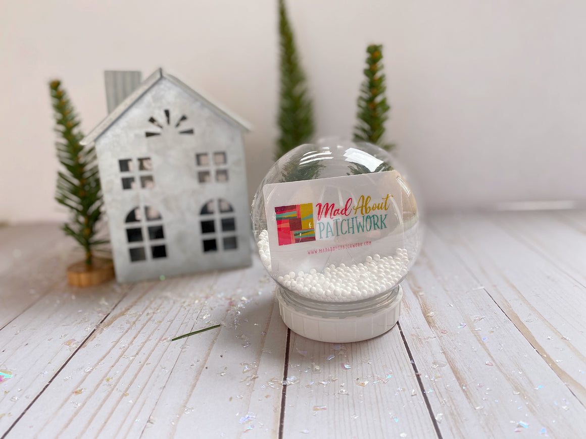 Snow Globe with  Gift Card!, [product_type], Mad About Patchwork, [variant_title] - Mad About Patchwork