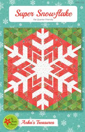 Super Snowflake, Pattern, Anka's Treasure, [variant_title] - Mad About Patchwork