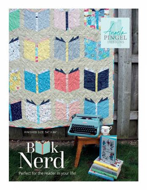 Book Nerd - by Angela Pingel Designs, Pattern, Thimble Blossoms, [variant_title] - Mad About Patchwork