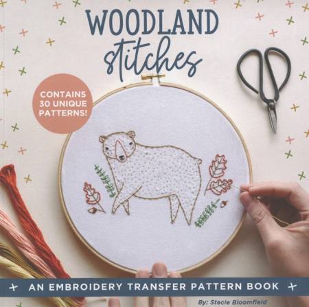 Woodland Stitches - Modern Embroidery Book by Gingiber