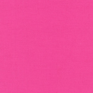 Kona Bright Pink, Solid Fabric, Robert Kaufman, [variant_title] - Mad About Patchwork