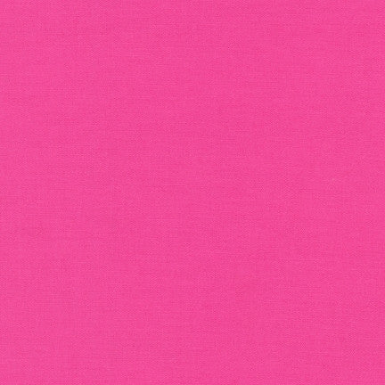 Kona Bright Pink, Solid Fabric, Robert Kaufman, [variant_title] - Mad About Patchwork