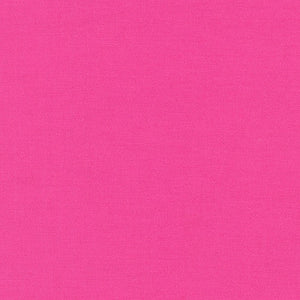 Kona Bright Pink, Solid Fabric, Robert Kaufman, [variant_title] - Mad About Patchwork