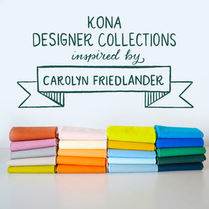 Kona Cotton Designer Collections - Inspired By Carolyn Friedlander