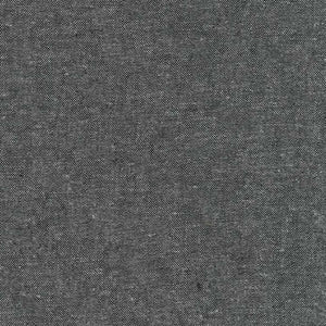 Essex Yarn-Dyed in Charcoal, Specialty Fabric, Robert Kaufman, [variant_title] - Mad About Patchwork