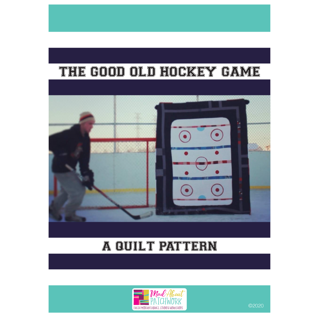 Good Old Hockey Game - Printed Quilt Pattern, Pattern, Mad About Patchwork, [variant_title] - Mad About Patchwork