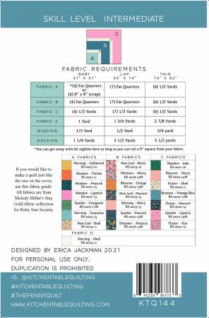 The Penny Quilt Pattern by Kitchen Table Quilts