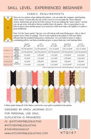 The Virginia Quilt Pattern by Kitchen Table Quilts