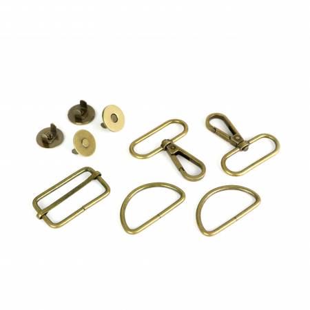 Sallie Tomato Hudson Hardware Kit, Hardware, Sallie Tomato, Nickel - Mad About Patchwork