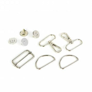 Sallie Tomato Hudson Hardware Kit, Hardware, Sallie Tomato, Nickel - Mad About Patchwork