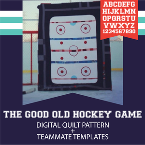 Good Old Hockey Game - Teammate Templates Add-On, Pattern, Mad About Patchwork, [variant_title] - Mad About Patchwork