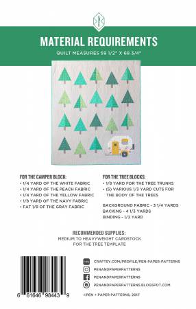 Up North - Camper Quilt Pattern, Pattern, Pen and Paper Designs, [variant_title] - Mad About Patchwork