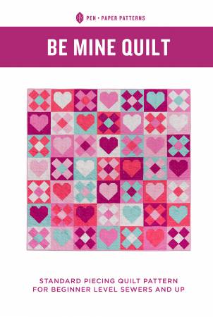 Pen + Paper Patterns — Be Mine, Pattern, Pen + Paper, [variant_title] - Mad About Patchwork