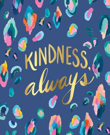 Kindness Always 36in X 43.5in Panel Navy