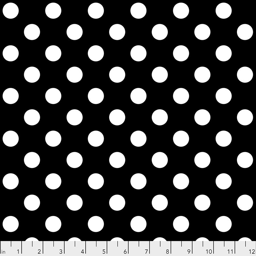 Pom Poms in Ink for Linework for Tula Pink for Free Spirit Fabrics, Designer Fabric, Free Spirit Fabrics, [variant_title] - Mad About Patchwork