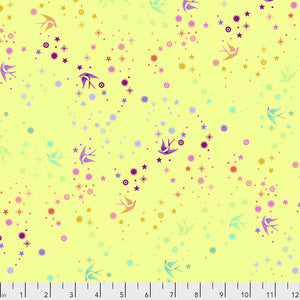 Fairy Dust - Lime - Blush by Tula Pink - True Colors, Designer Fabric, Free Spirit Fabrics, [variant_title] - Mad About Patchwork