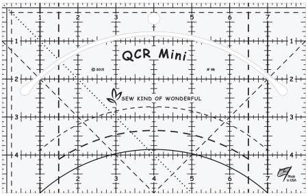 Mini Quick Curve Ruler, Ruler, Sew Kind of Wonderful, [variant_title] - Mad About Patchwork