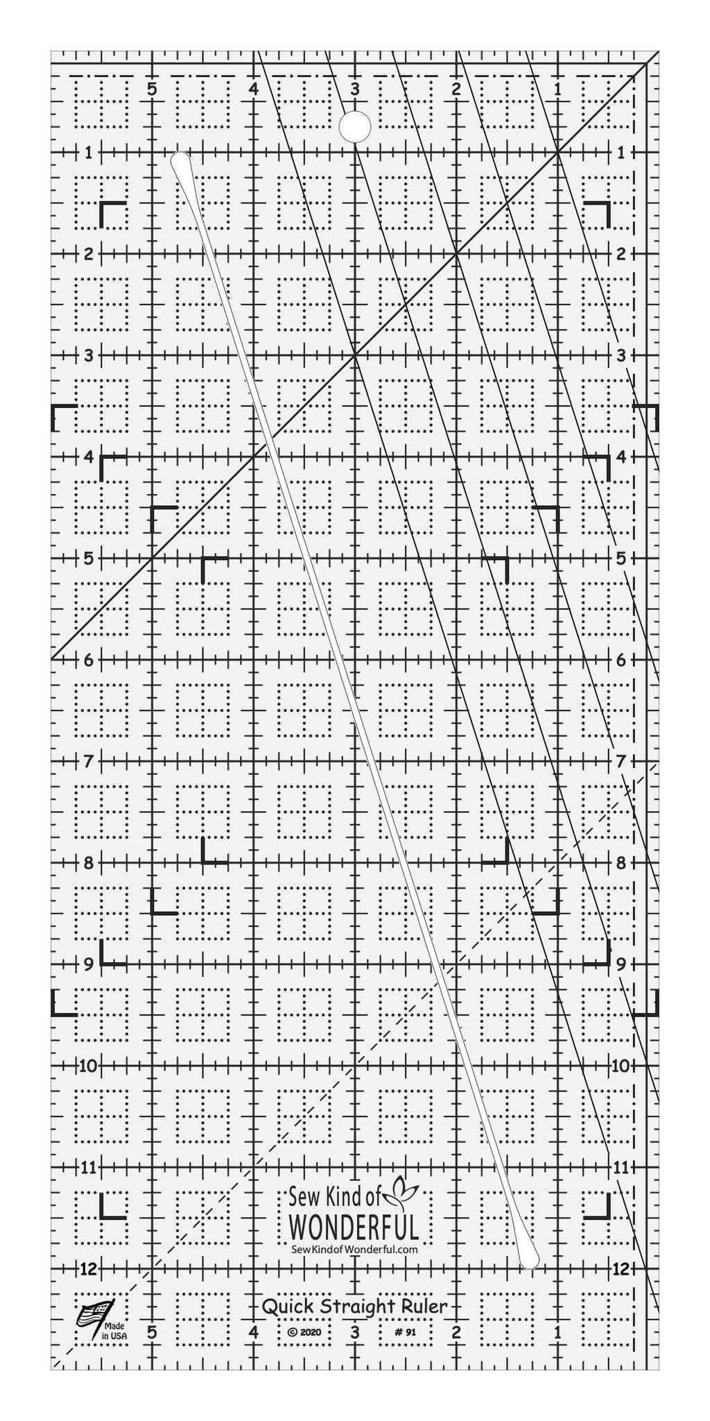 Quick Straight Ruler - from Sew Kind of Wonderfil