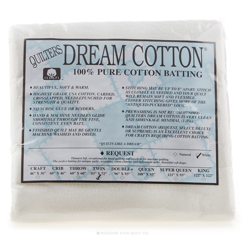 Quilters Dream Cotton Batting, Batting, Quilters Dream, [variant_title] - Mad About Patchwork