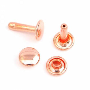 Rivets (Medium) Packages of 24, Hardware, Sallie Tomato, Rose Gold - Mad About Patchwork