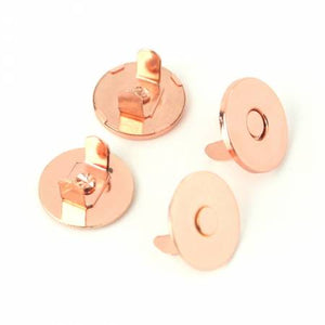 3/4" Sallie Tomato Magnetic Snap, Hardware, Sallie Tomato, Rose Gold - Mad About Patchwork