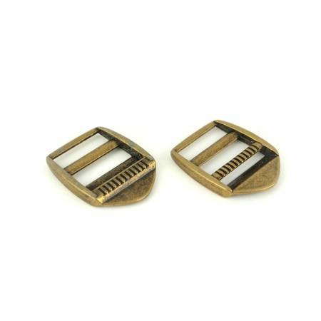 Ladder Lock Slider Buckles by Sallie Tomato, Hardware, Sallie Tomato, Antique Brass - Mad About Patchwork