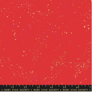 Speckled in Scarlet Metallic by Rashida Coleman-Hale of Ruby Star Society for Moda, Designer Fabric, Ruby Star Society, [variant_title] - Mad About Patchwork