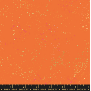 Speckled in Burnt Orange Metallic by Rashida Coleman-Hale of Ruby Star Society for Moda, Designer Fabric, Ruby Star Society, [variant_title] - Mad About Patchwork