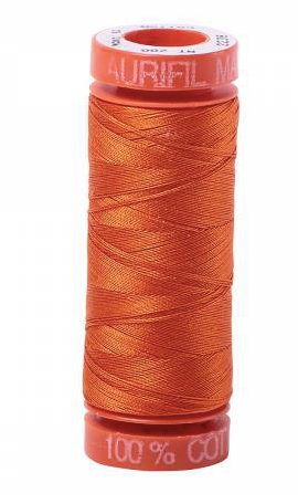 Aurifil Cotton Thread - Color 5009 Medium Orange