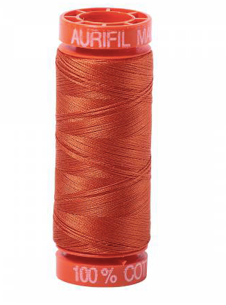 Aurifil Cotton Thread - Colour 2240 Rusty Orange