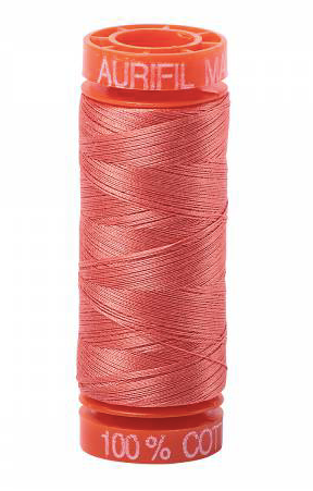 Aurifil Cotton Thread - Color 2225 Salmon