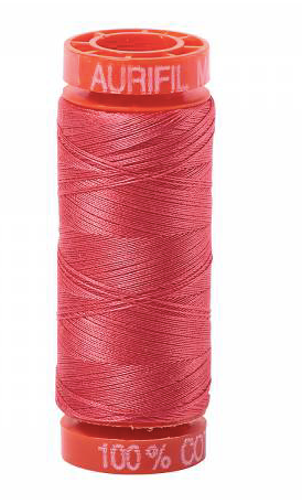 Aurifil Cotton Thread - Color 5002 Medium Red