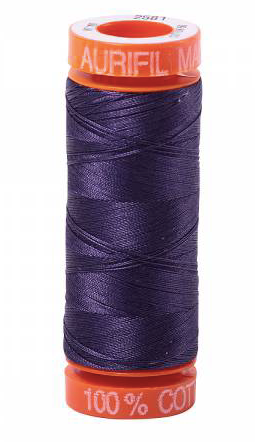 Aurifil Cotton Thread - Colour 2581 Dark Dusty Grape