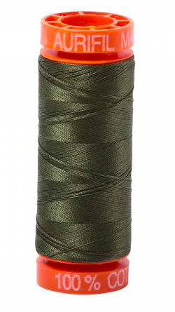 Aurifil Cotton Thread - Colour 5023 Medium Green